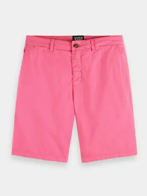 Scotch and Soda Stuart Chino Shorts in Pima Cotton - Tropical Pink