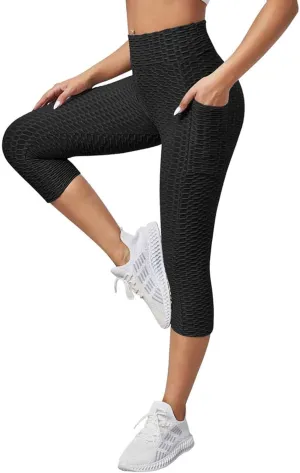 Scrunch Butt Lifting Workout Seamless Ruched Leggings for Women High Waisted Yoga Pants Tummy Control Pants