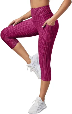 Scrunch Butt Lifting Workout Seamless Ruched Leggings for Women High Waisted Yoga Pants Tummy Control Pants