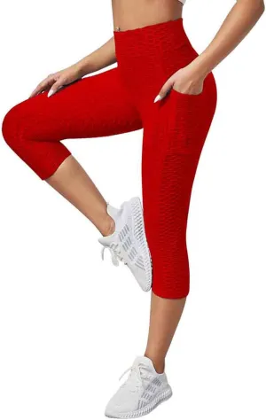 Scrunch Butt Lifting Workout Seamless Ruched Leggings for Women High Waisted Yoga Pants Tummy Control Pants