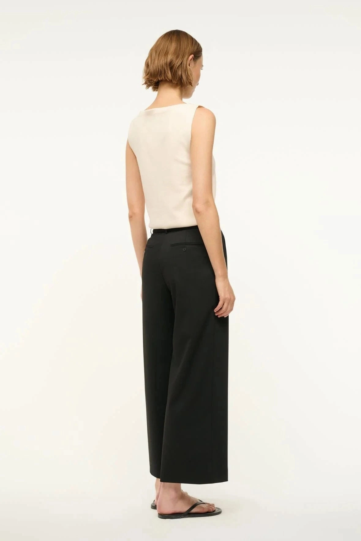 Prince Cropped Pant Black RecycledPolyester