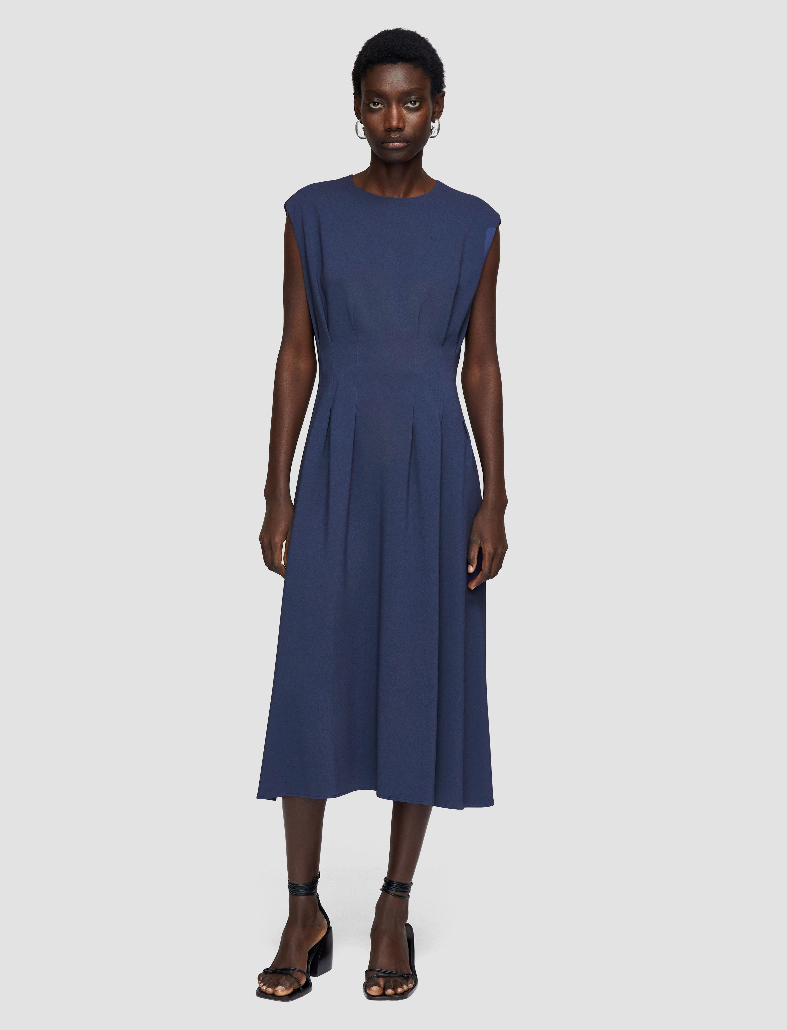 Layered Design Flawless Waistband Fit Delma Comfort Cady Dress