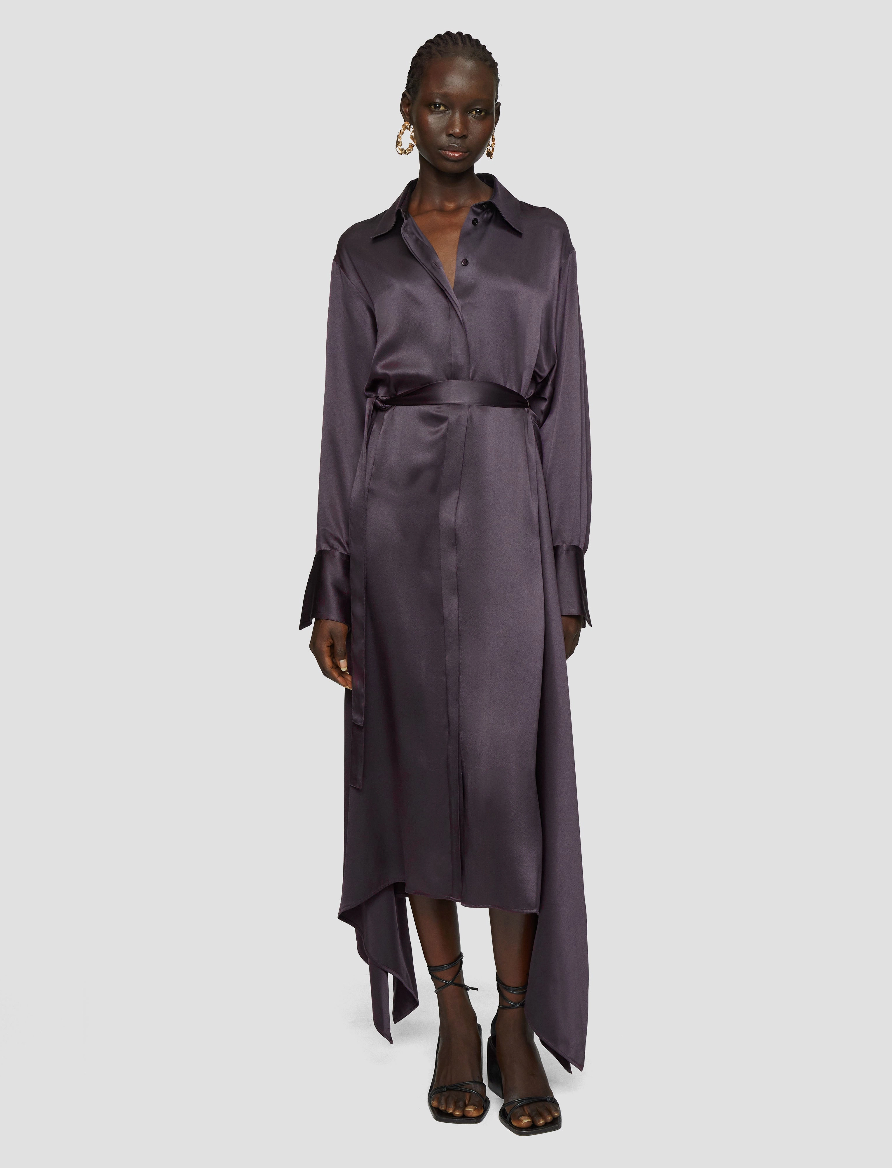 Smart Comfort Must-have Cyprien Silk Satin Dress