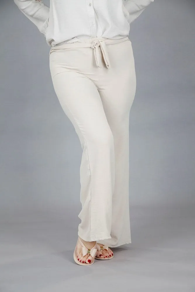 Serena Wide Leg Belted Trouser