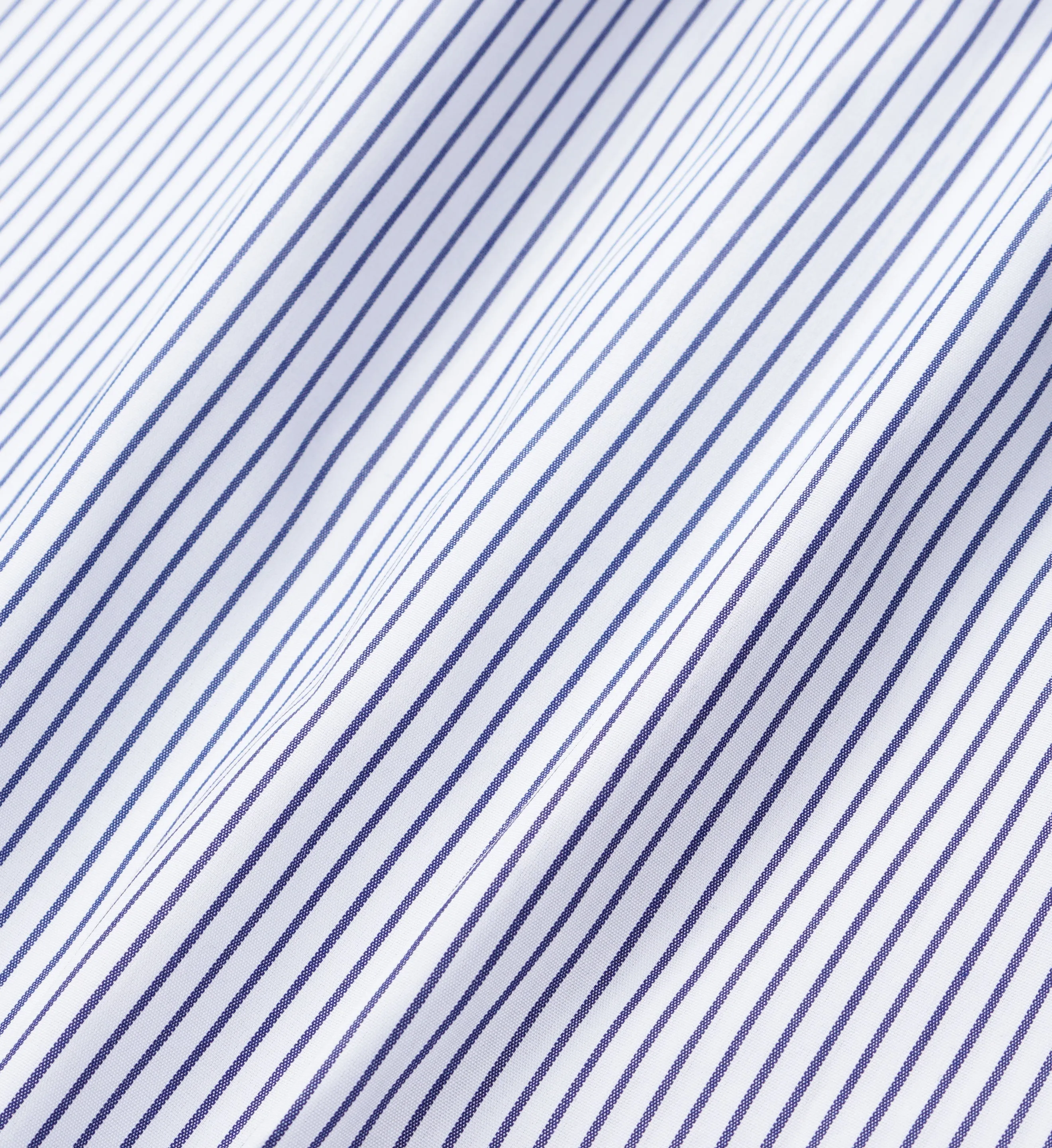 Serif Logo Trousers - Blue Striped