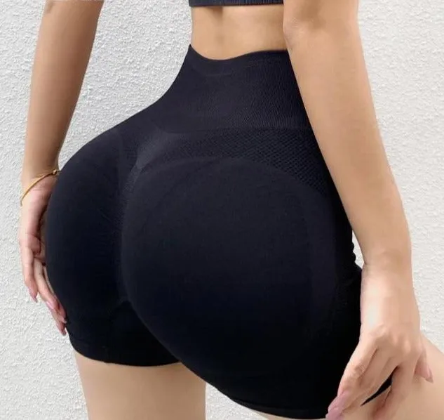 Sexy Booty Push Up Sport Yoga Shorts Women Fitness Spandex High Waist Gym Shorts Seamless Running Biker Short Leggings