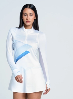 Church Scene Shades Blue Dress