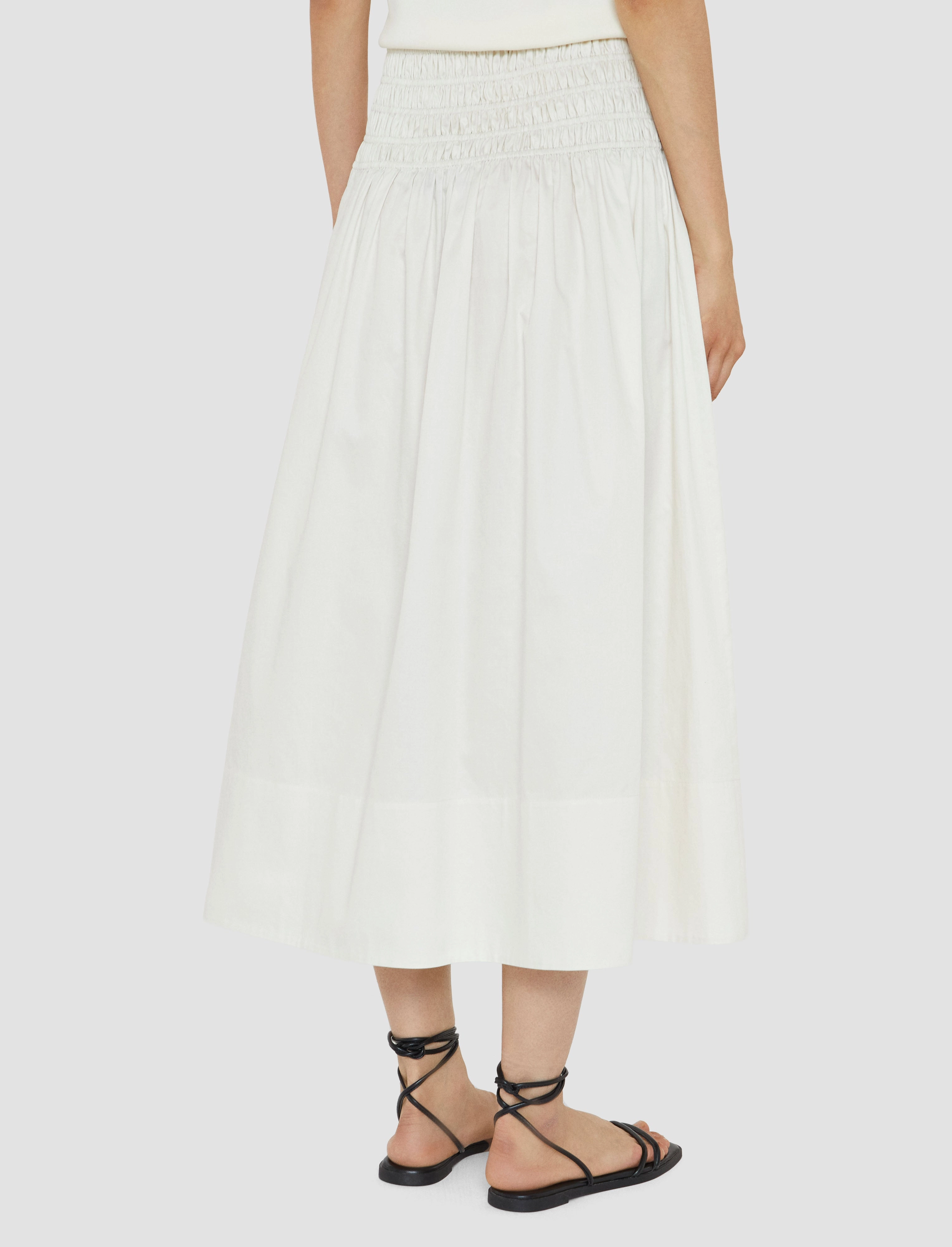 Leonie Cotton Sateen Skirt Outfit Lookbook Classic Mood