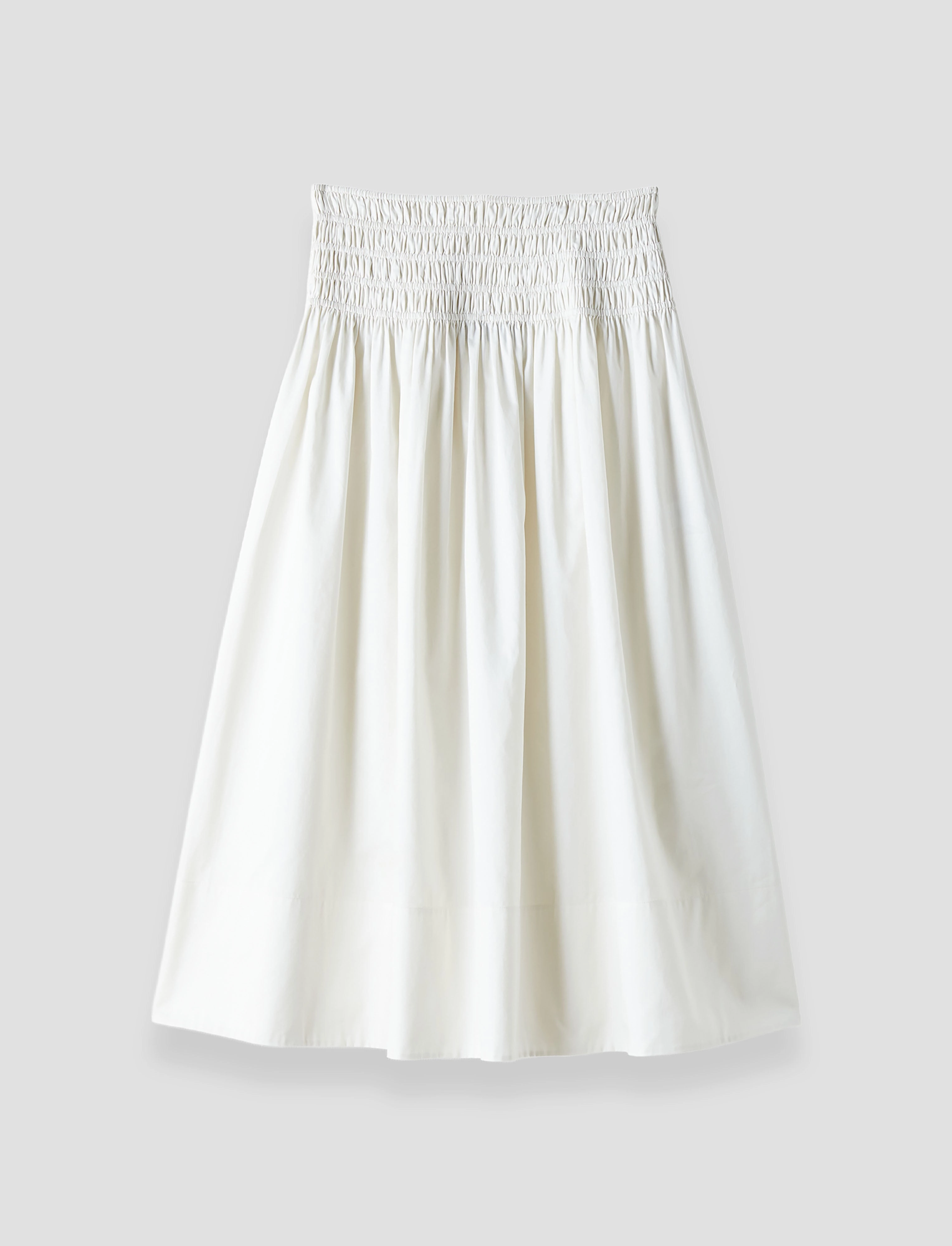 Leonie Cotton Sateen Skirt Minimal Design