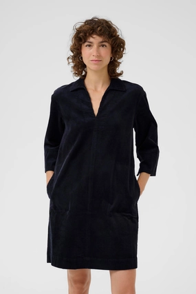 SHARRI CORD DRESS Sleeve Light Non-Pilling