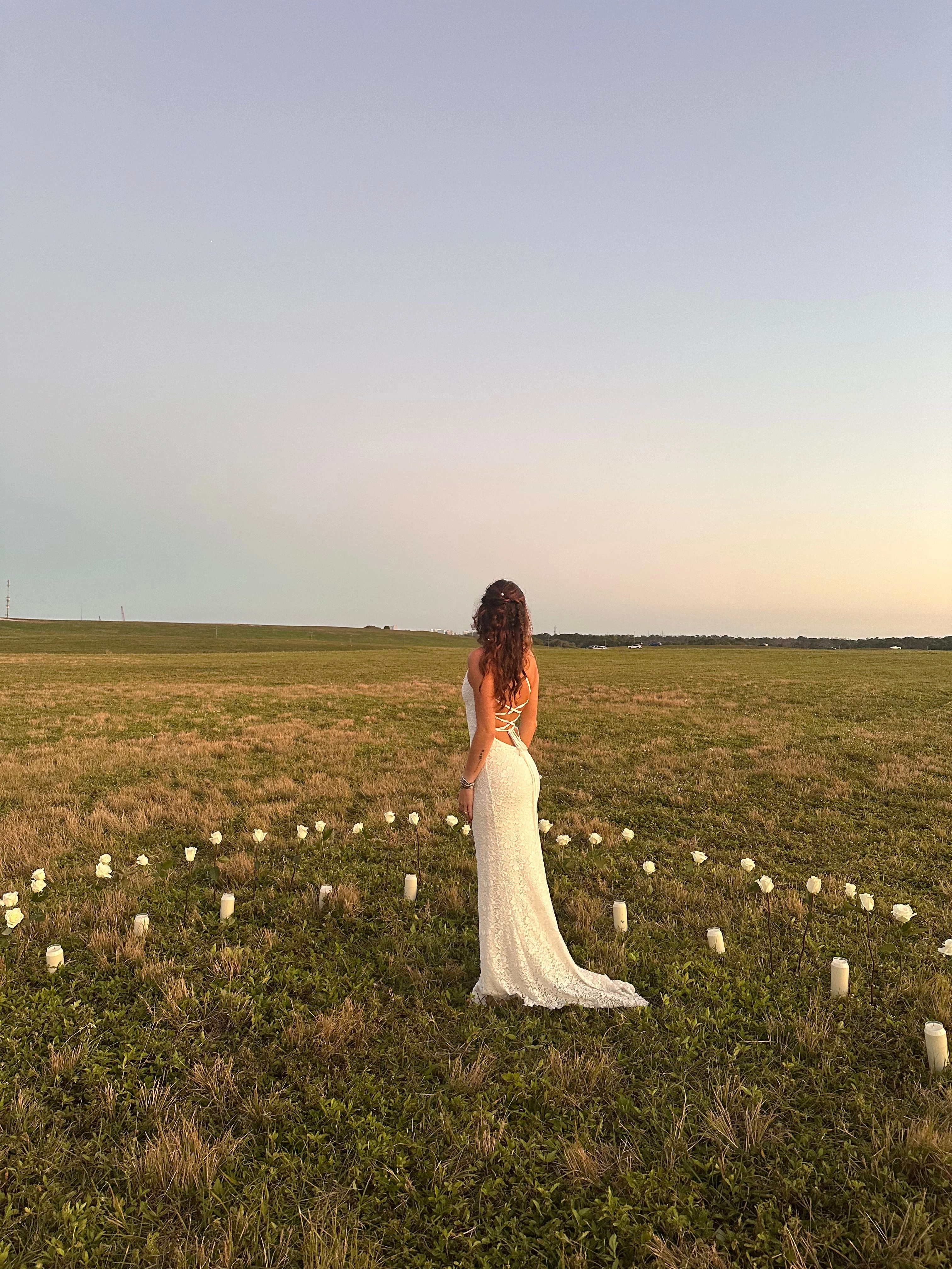 Timeless Look She said YES Dress