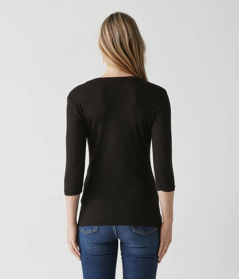 Eco friendly materials SHINE 3/4 SLEEVE DORA TEE