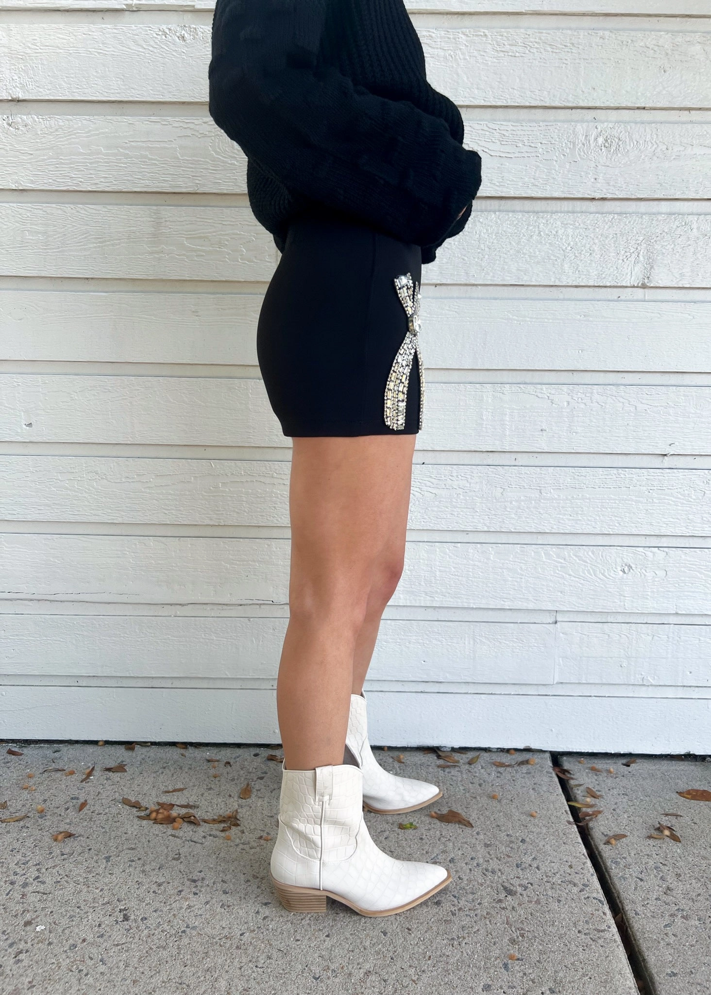 MAUDE MINI SKIRT Soft Palette Subtle Shimmer