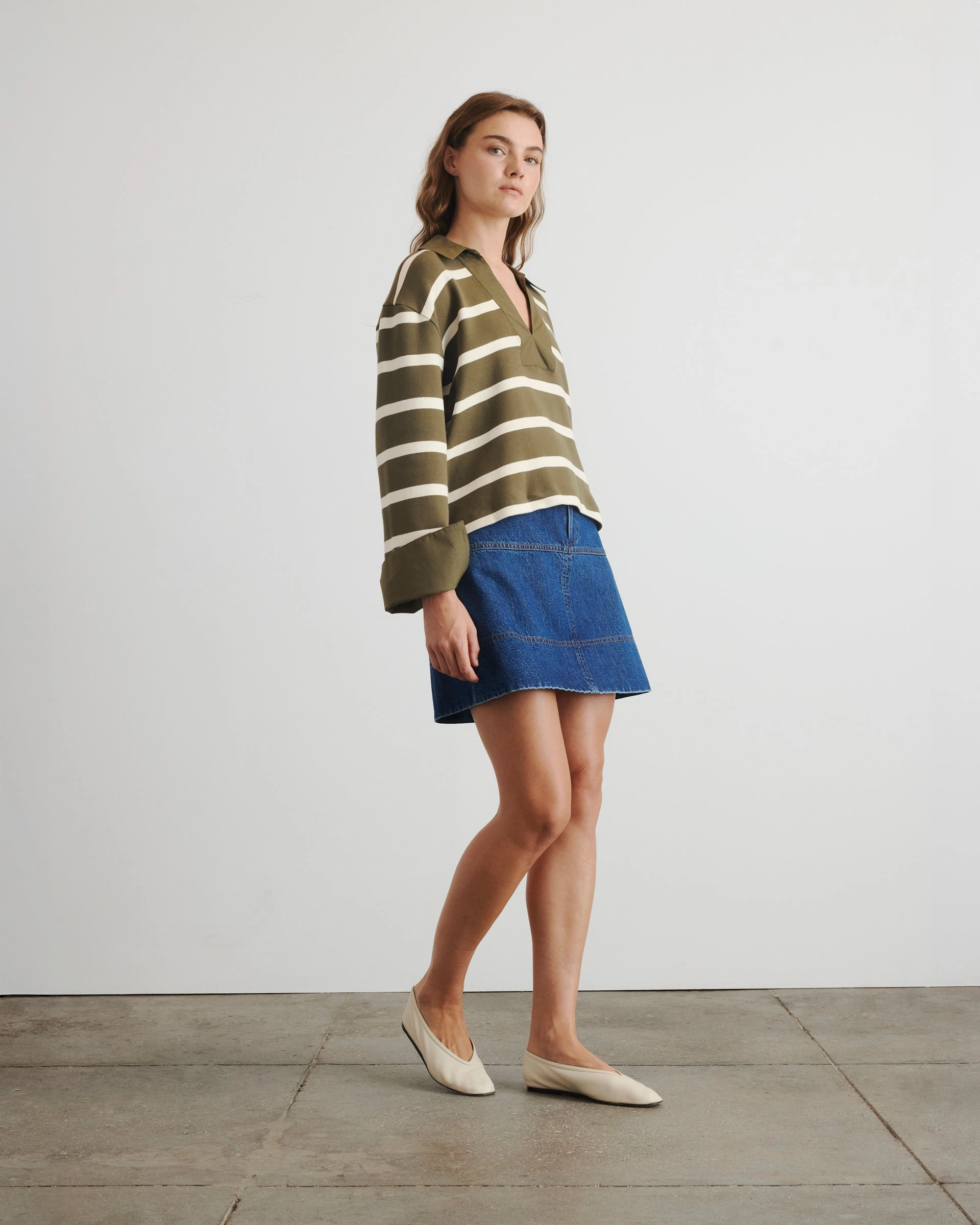 High Durability Stitching HighRiseWaistband Short Hudie Skirt