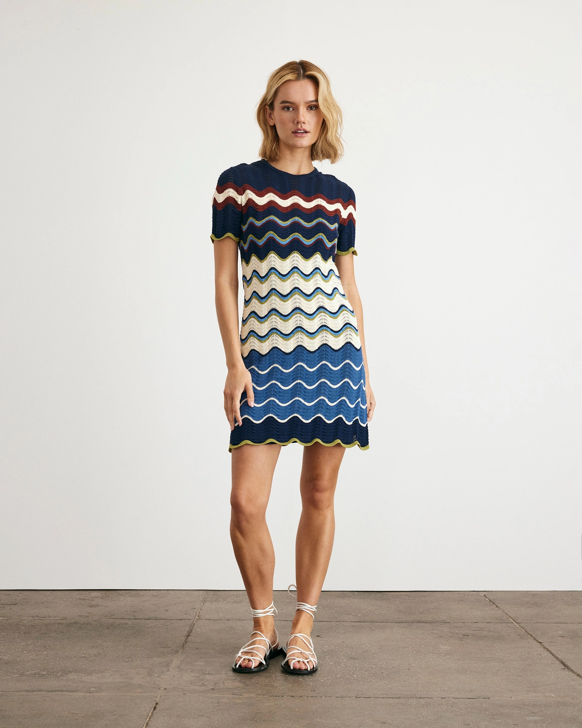 Flexible Mood Golden Scene Short Leighton Dress