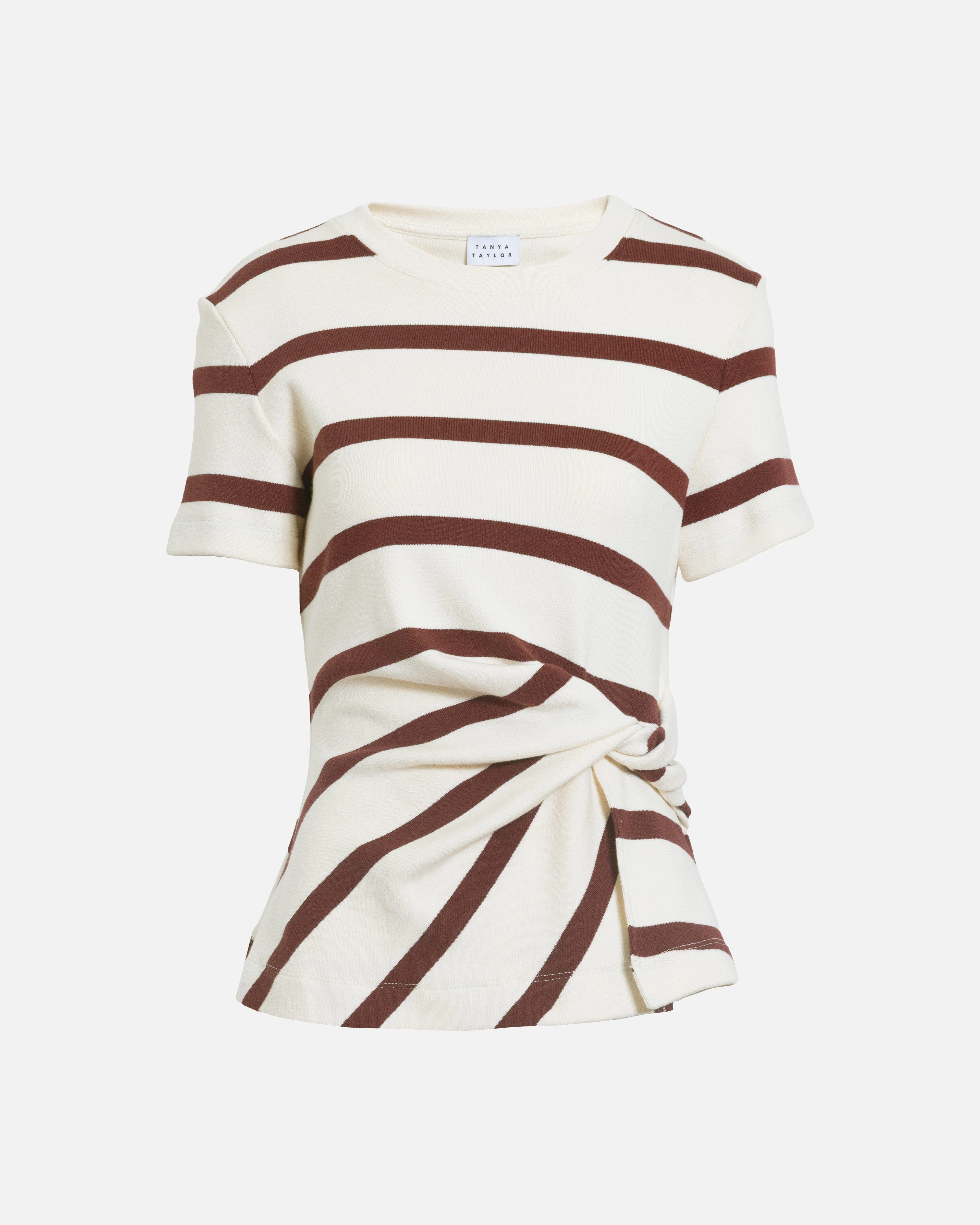 Short Sleeve Carlita Top Durable Double Stitching Flatlock Seam Design
