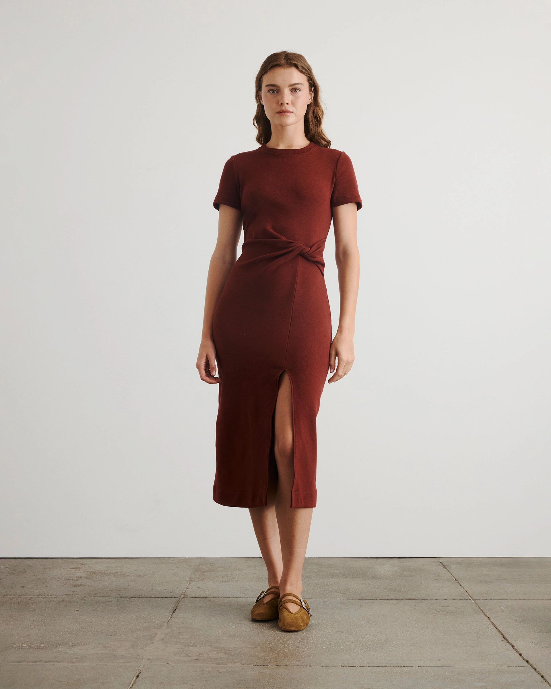 Delicate Tone Short Sleeve Cody Dress