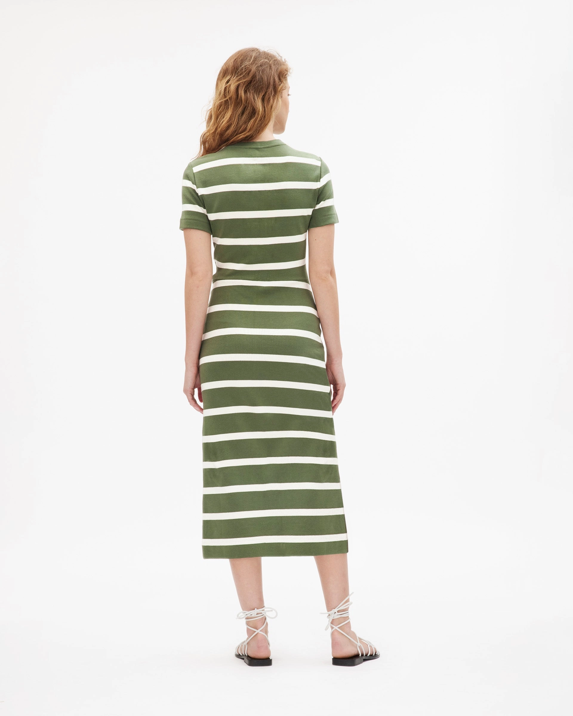 Short Sleeve Striped Cody Dress Seasonal Wear Formal Wear