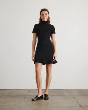 Short Thea Dress Premium Fabric polka-dot