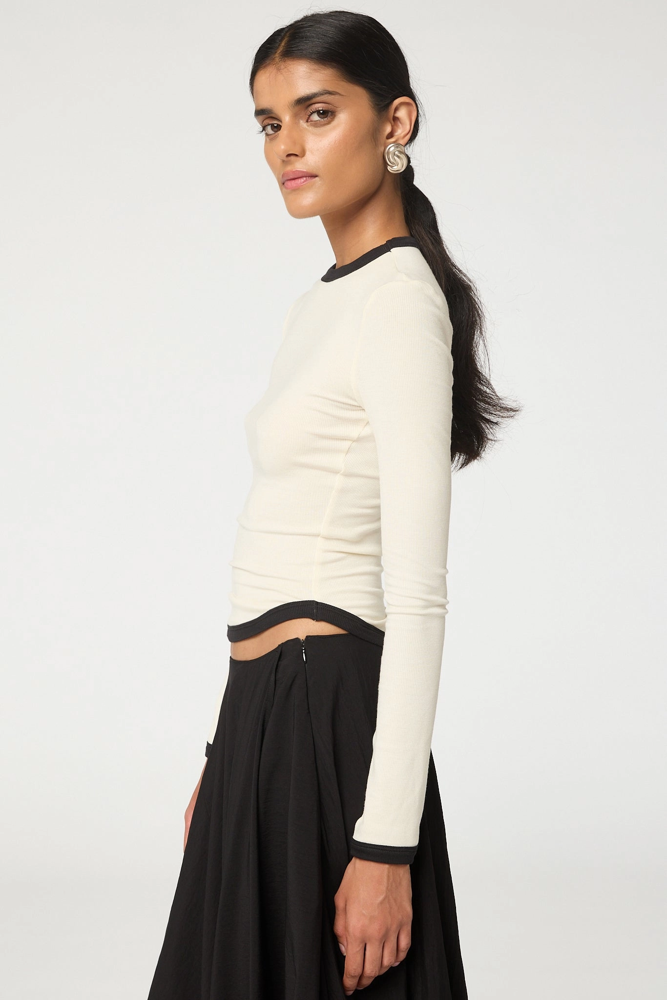 SIMON LONGSLEEVE TOP Denim Shirt