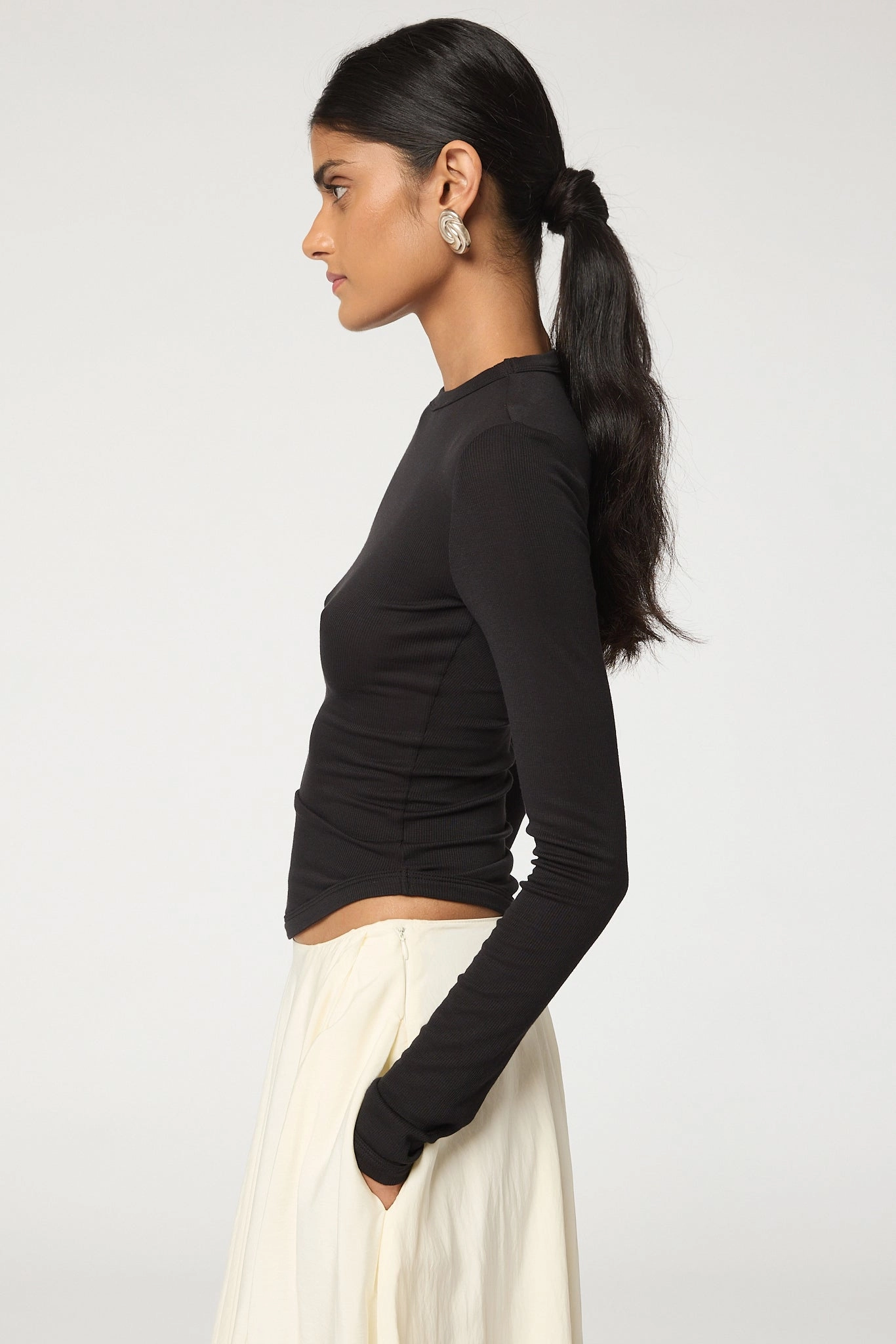 BreathableMeshInsert SIMON LONGSLEEVE TOP
