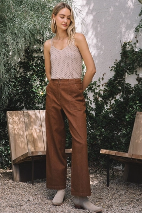 LUCY COTTON TWILL PANTS Bonded Seam Technology Chilly Day Ready