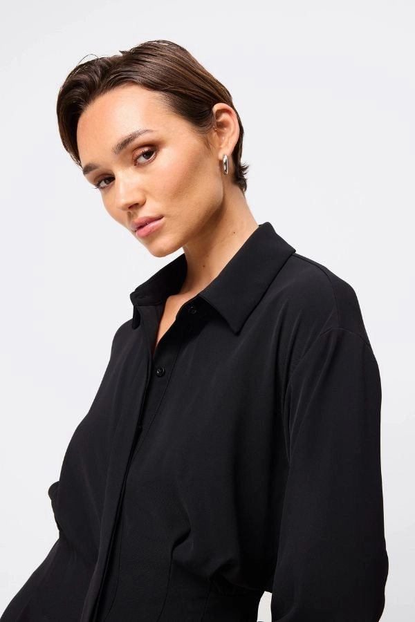 Perfect Proportion Good Intentions Mini Dress Black