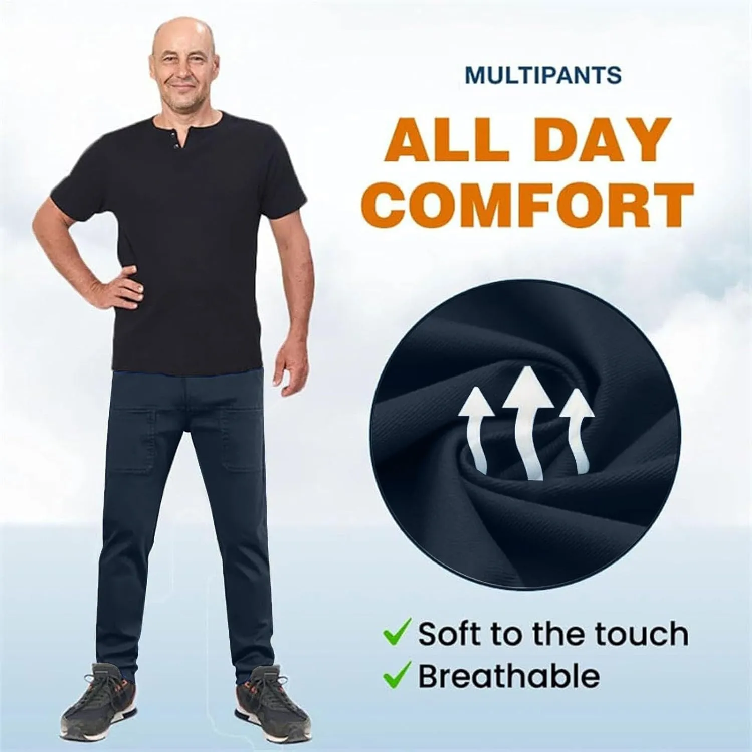 Sirmale Multipants - Janemore High Stretch Multi-Pocket Cargo Pants, Mens Cargo Pants Relaxed Fit