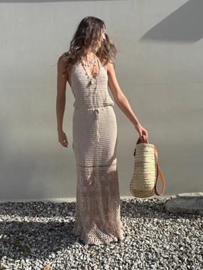 Sirocco Maxi Dress Standout Feature Statement Look