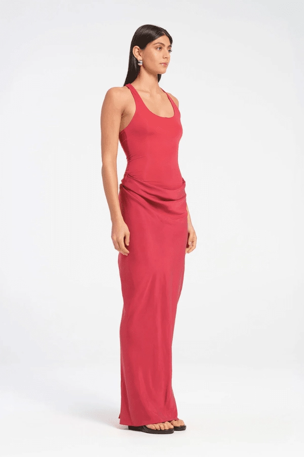 Cool Fabric Jade Dress Scarlet