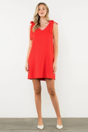 Urban Touch budget-friendly TIE STRAP DRESS