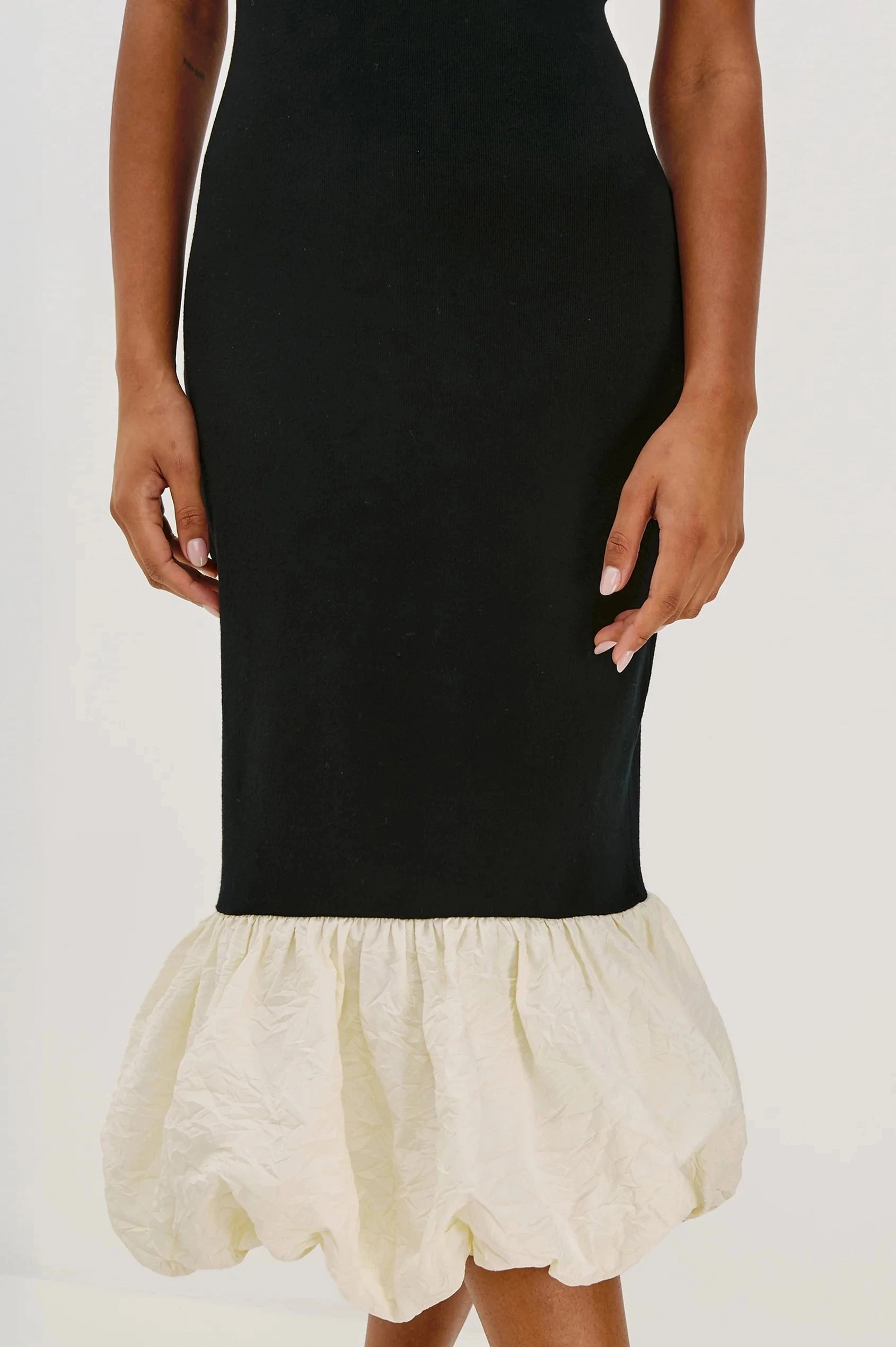 Work Fitwear Low Key Cheryl Dress Black Ivory