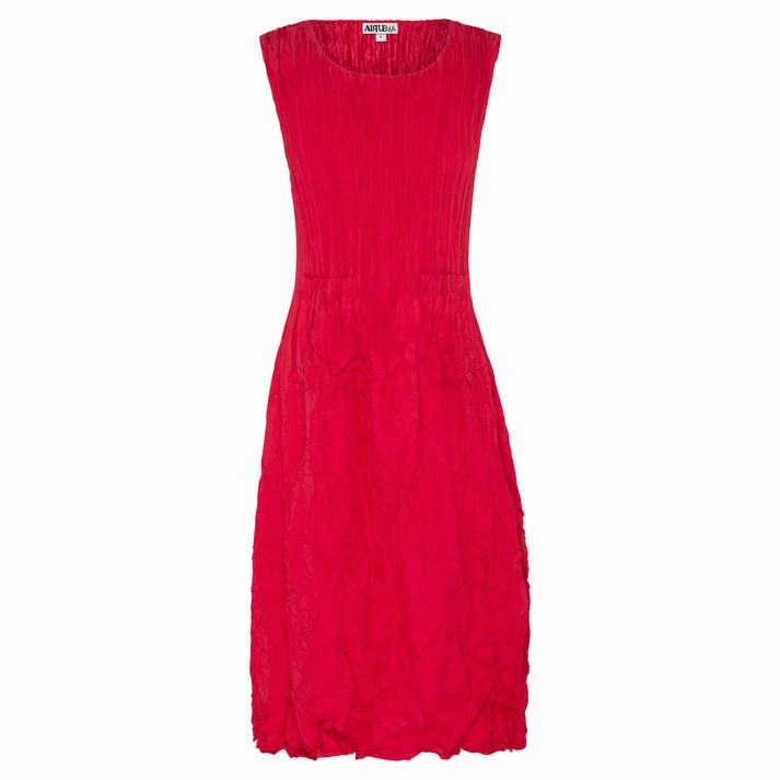 SLEEVELESS SMASH DRESS Drapey Fabric