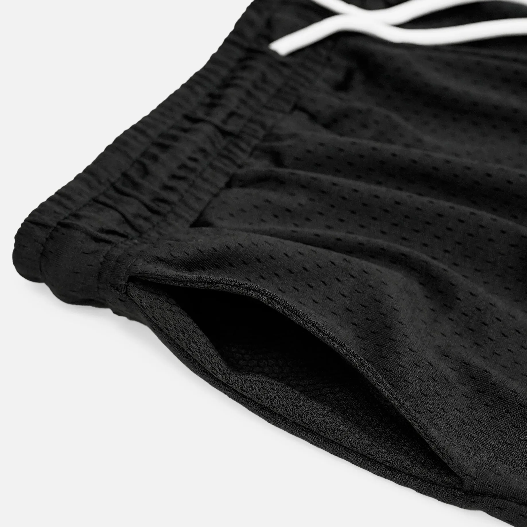 SLF Baseball Patch Black Shorts - 5"
