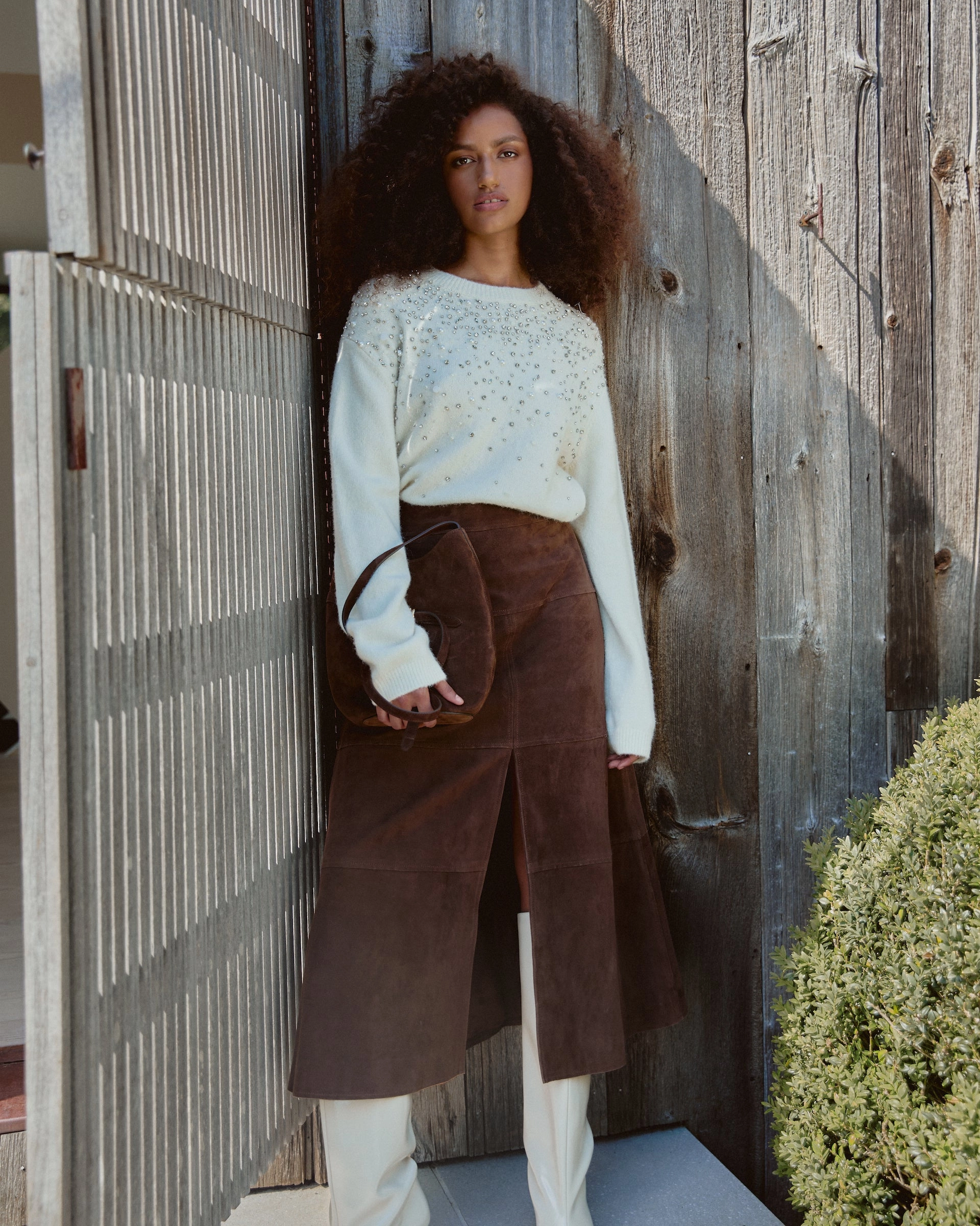 LightweightInsulation Suede Hudson Skirt