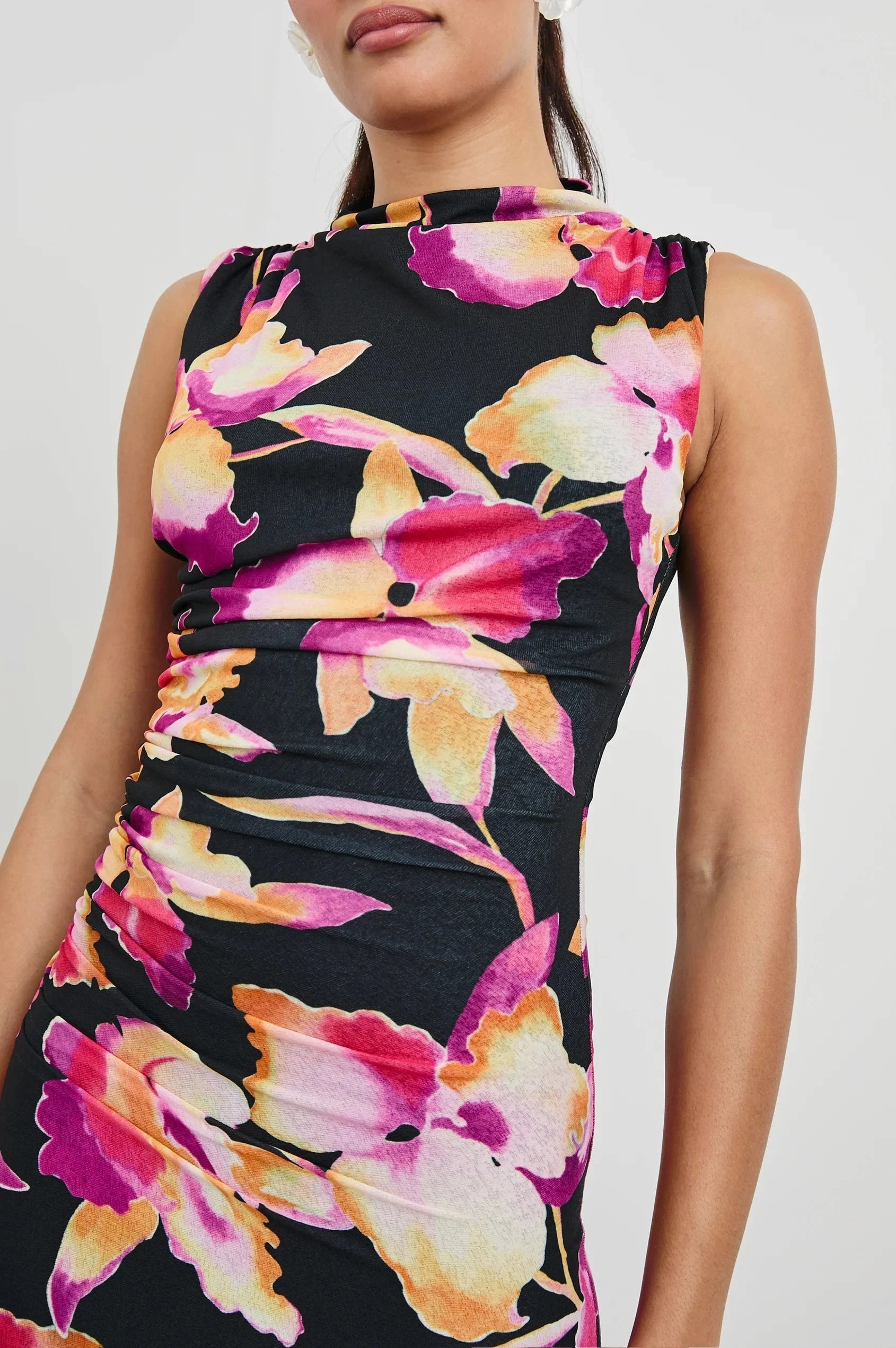 Scalloped-Edge Cosmos Dress Dusk Orchid