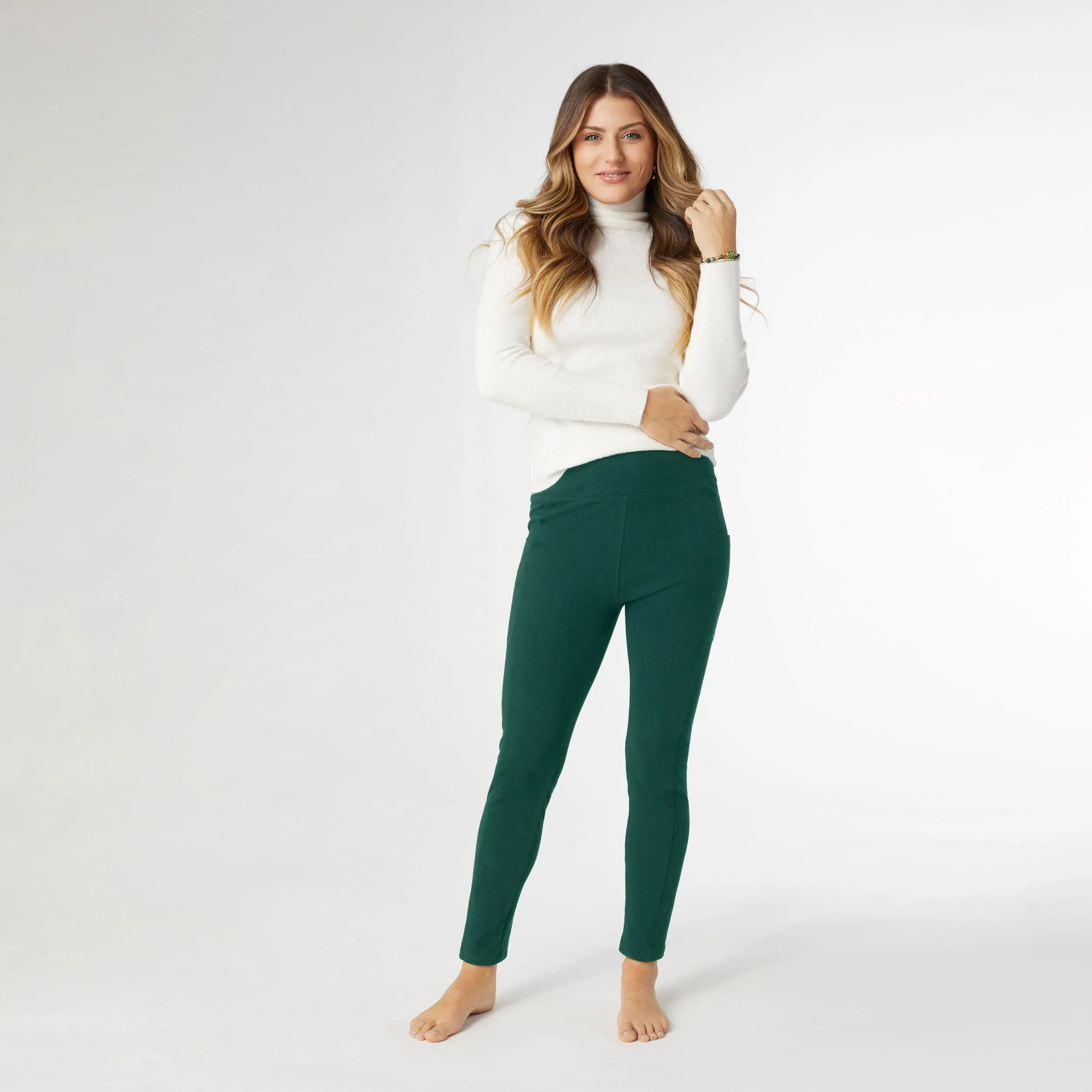 Smooth Cell Pocket Legging - Evergreen - Final Sale