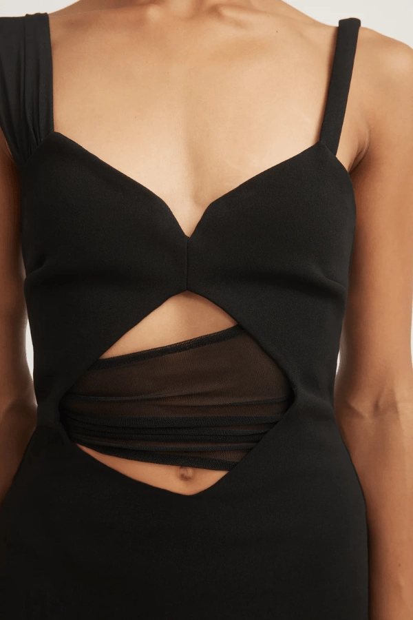 Madeleine Dress Black Light Motion London Edge