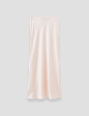 Sustainable Fabric Isaak Long Silk Satin Skirt