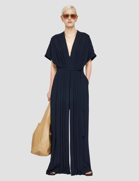 Sofia Airy Pliss?? Jumpsuit All Day Everyday Comfort Wear