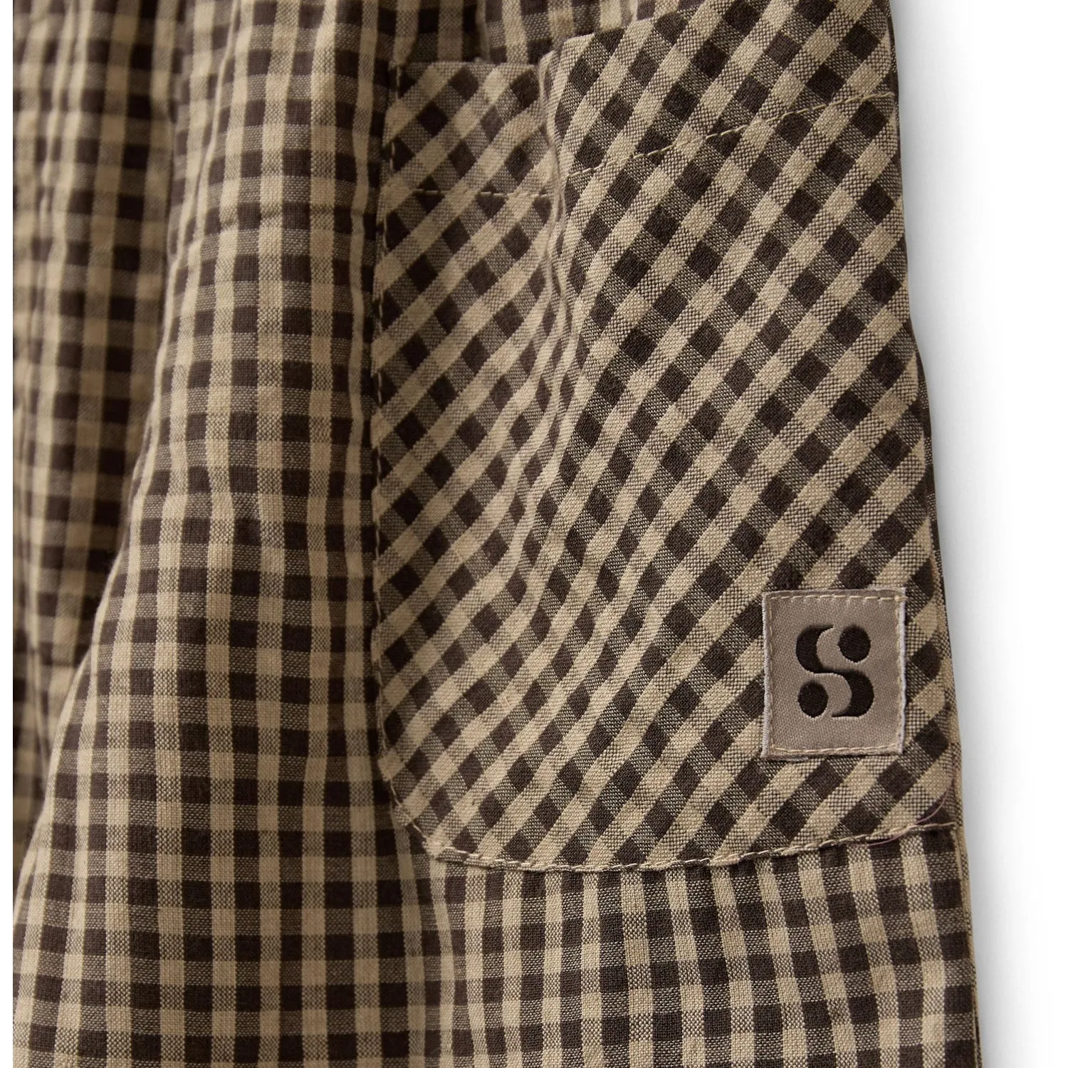 Sofie Schnoor Brown Check Trousers