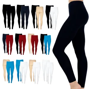 Sofra Ladies Long Leggings Yoga Fitness 2 Pack