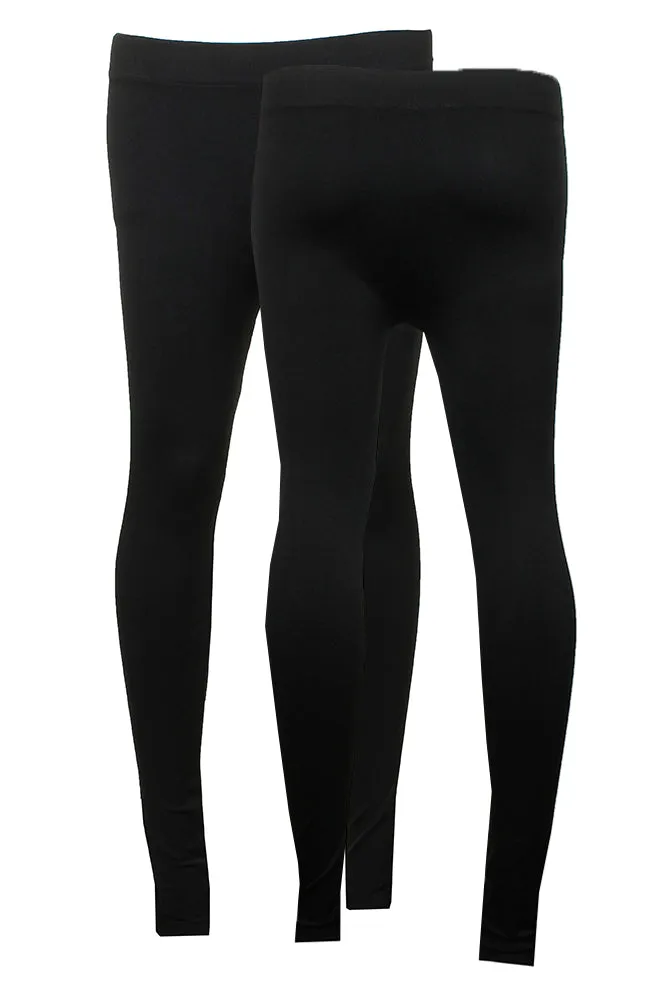 Sofra Ladies Long Leggings Yoga Fitness 2 Pack