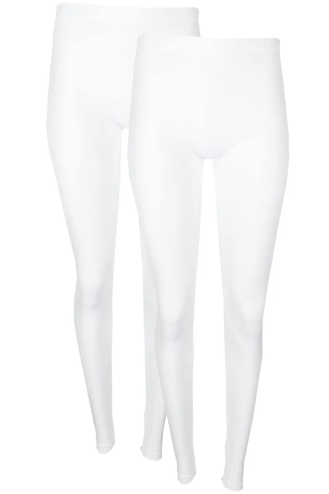 Sofra Ladies Long Leggings Yoga Fitness 2 Pack