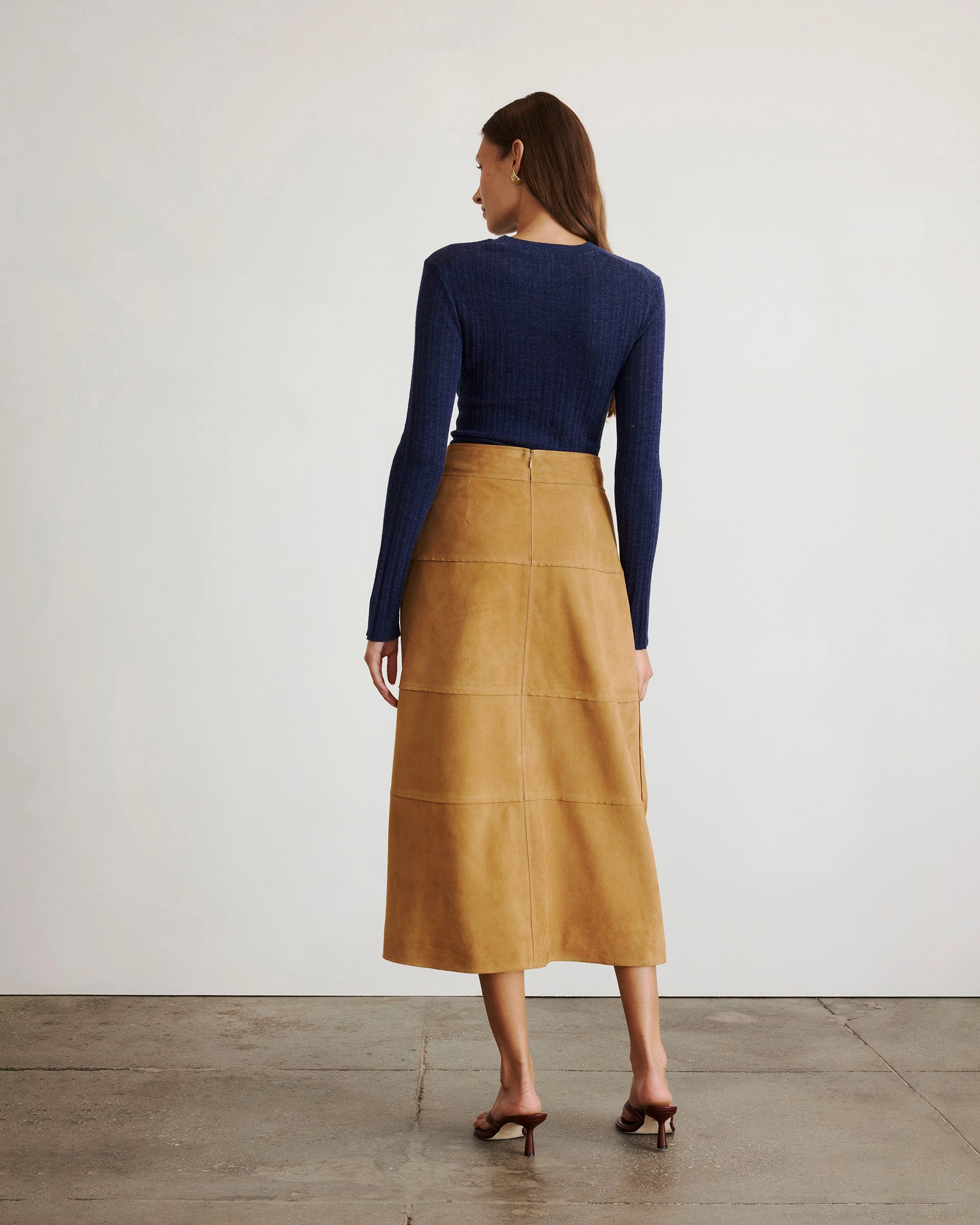 Suede Hudson Skirt Daily Wear
