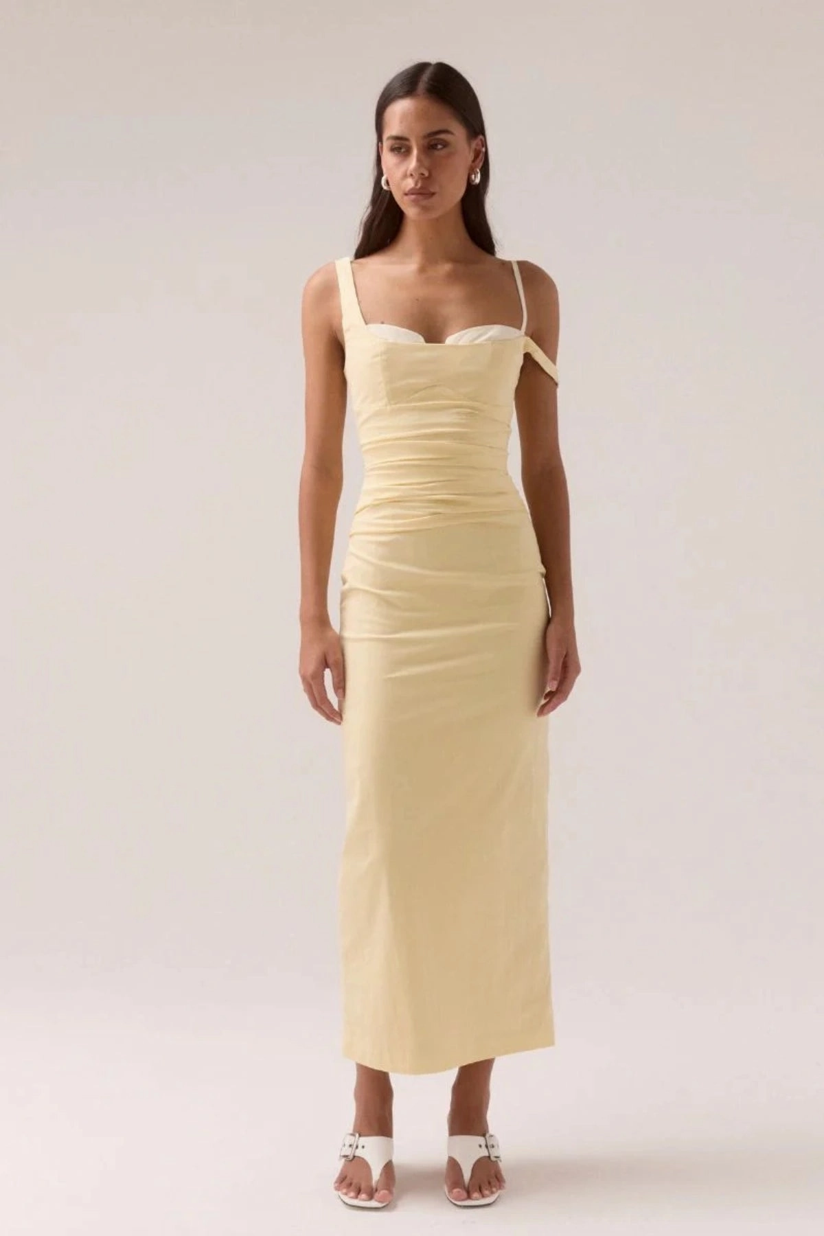 Lure Dress Lemonade Layered Movement