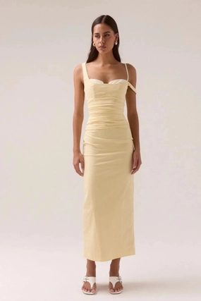 Lure Dress Lemonade Layered Movement