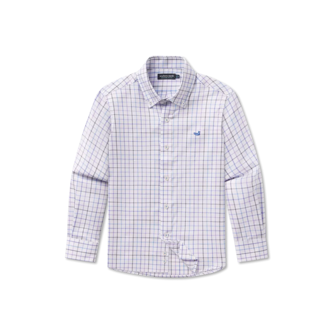 Southern Marsh - Youth Chateau Windowpane Dress Shirt
