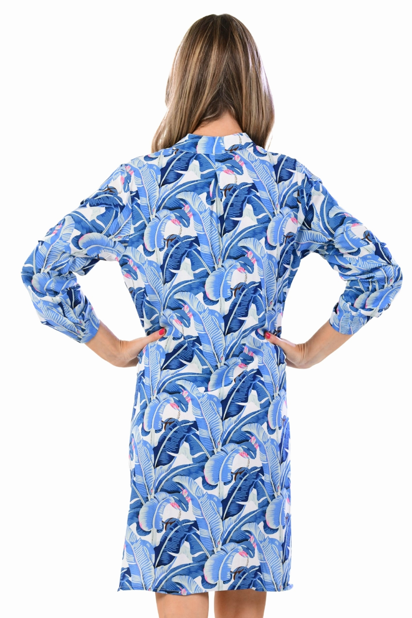 Airy Fit Water-Repellent-Finish Day Tripper Dress / Cobalt Tropical