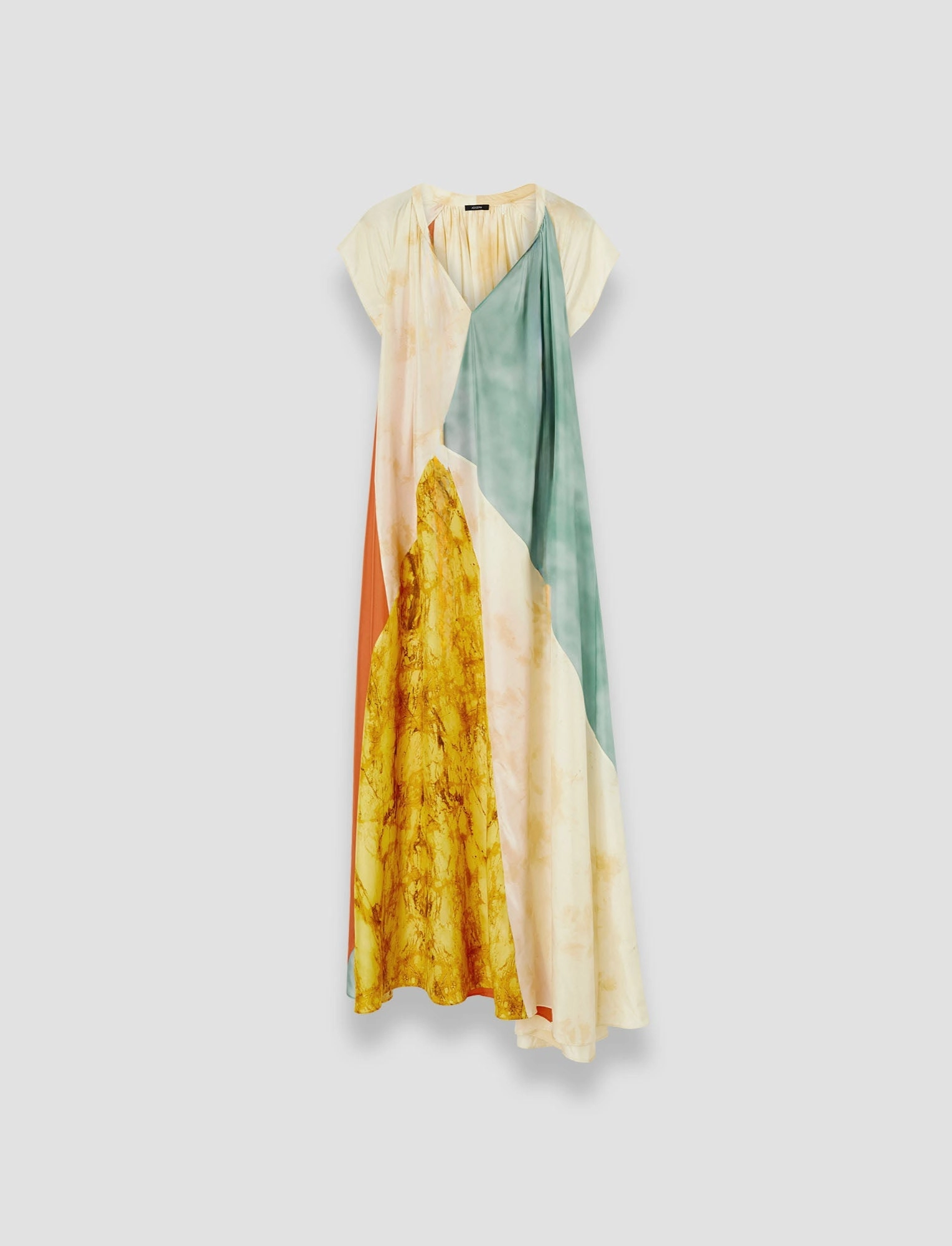 Polished Edge Tulipa Planchart Print Silk Dress